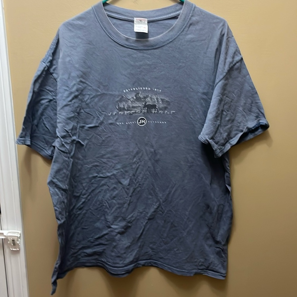 Jackson Hole The Great Outdoors T-Shirt Size XL Anvil Brand